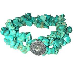 Turquoise “Clarity” Bracelet